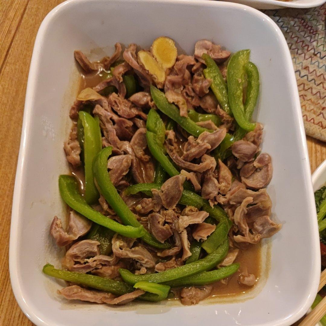 青椒炒鸡杂