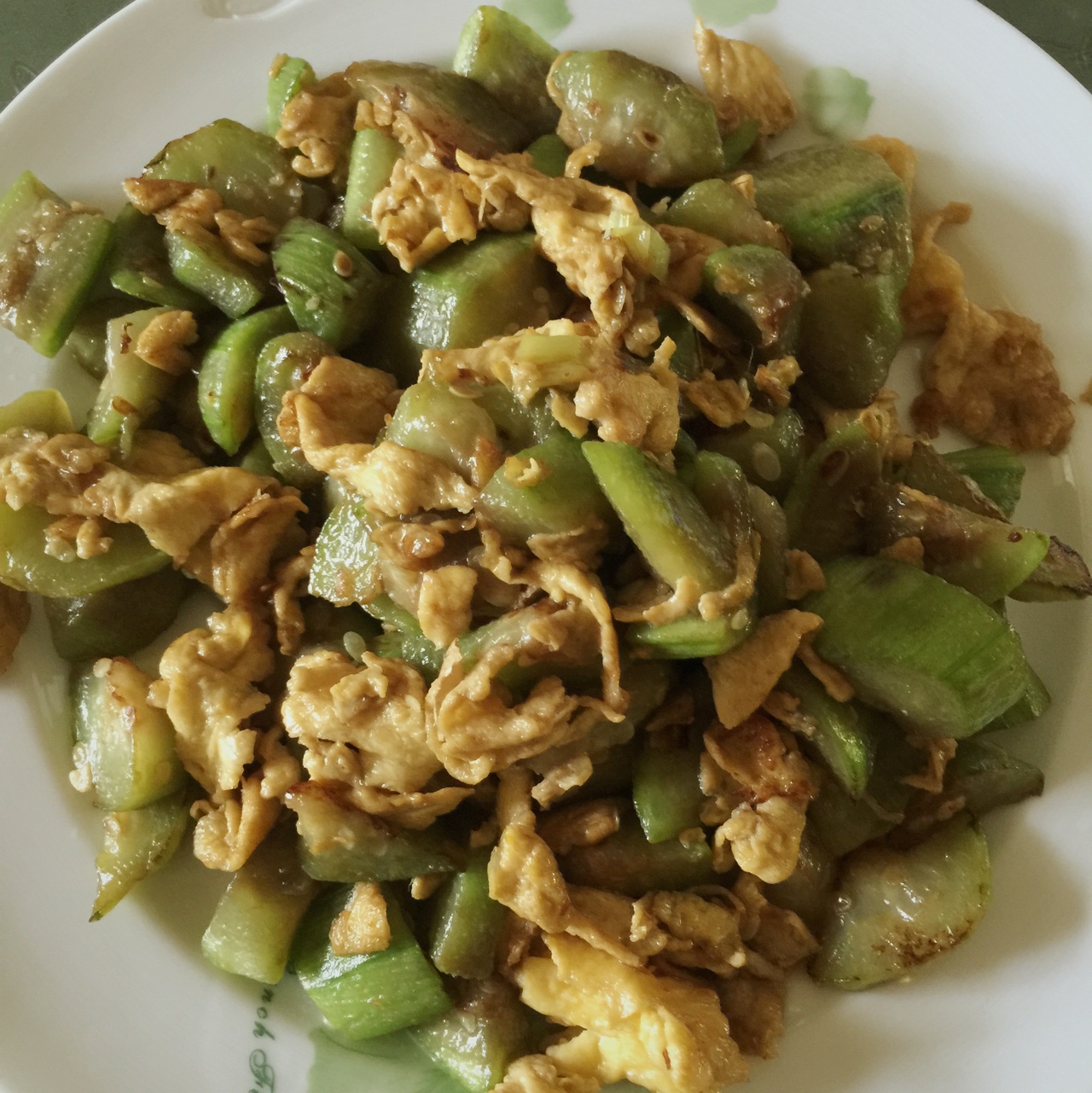 丝瓜鸡蛋♩ ♪ ♫ ♬