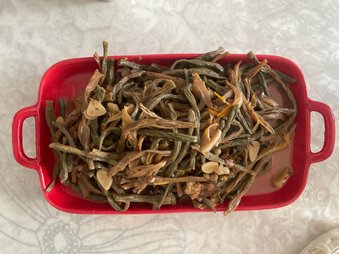 干豆角烧肉-好吃到炸裂