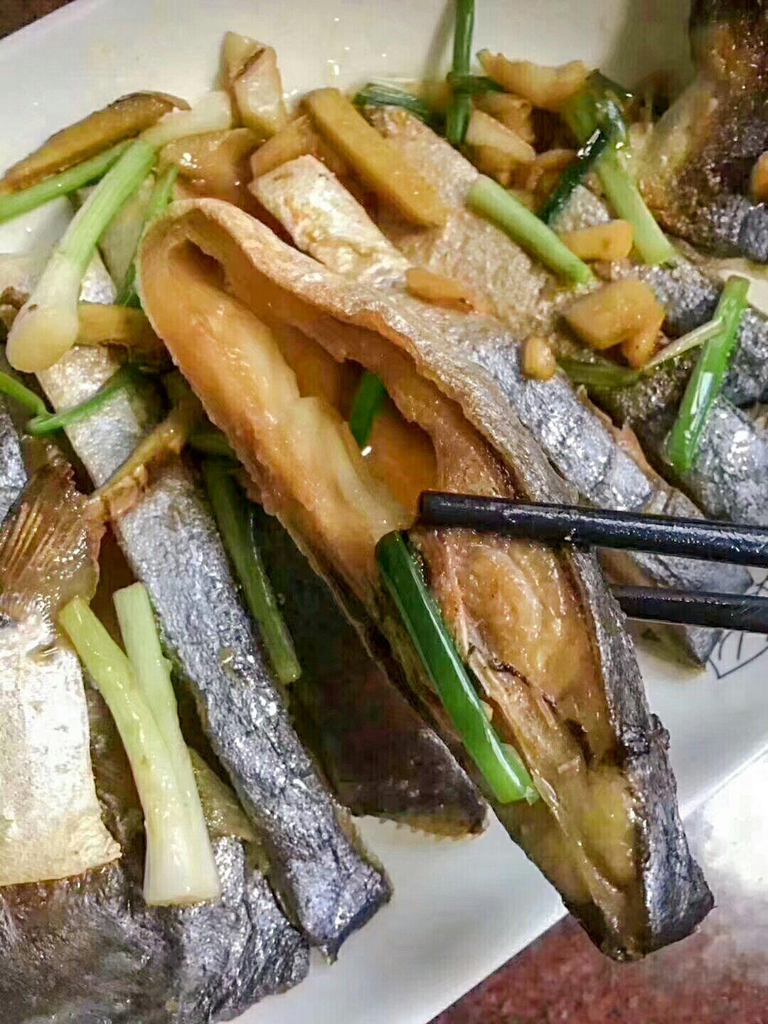 王子幽做的蒸金鲳鱼干