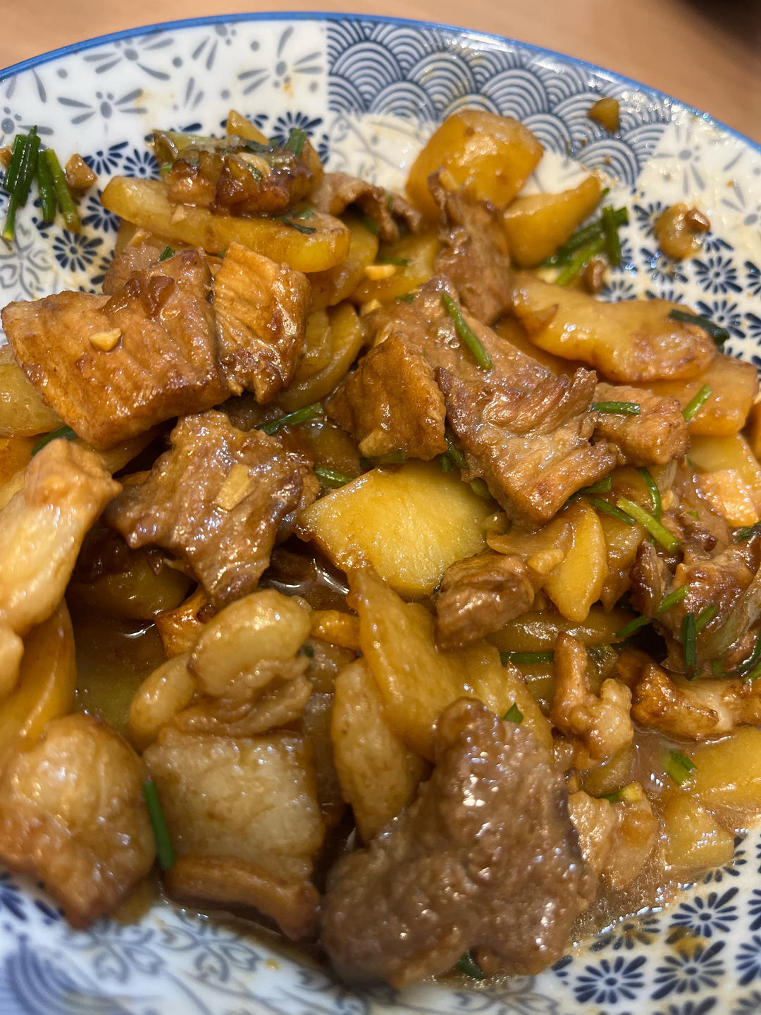 青椒土豆片炒肉