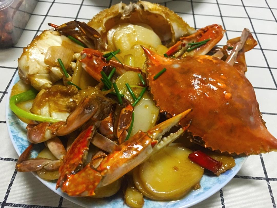 堂妈教你做螃蟹炒年糕