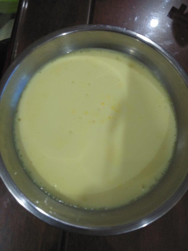 鸡蛋牛奶布丁