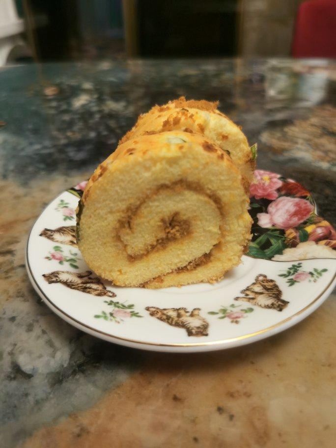 香葱肉松蛋糕卷这样做‼️满屋飘香（小视频食谱）