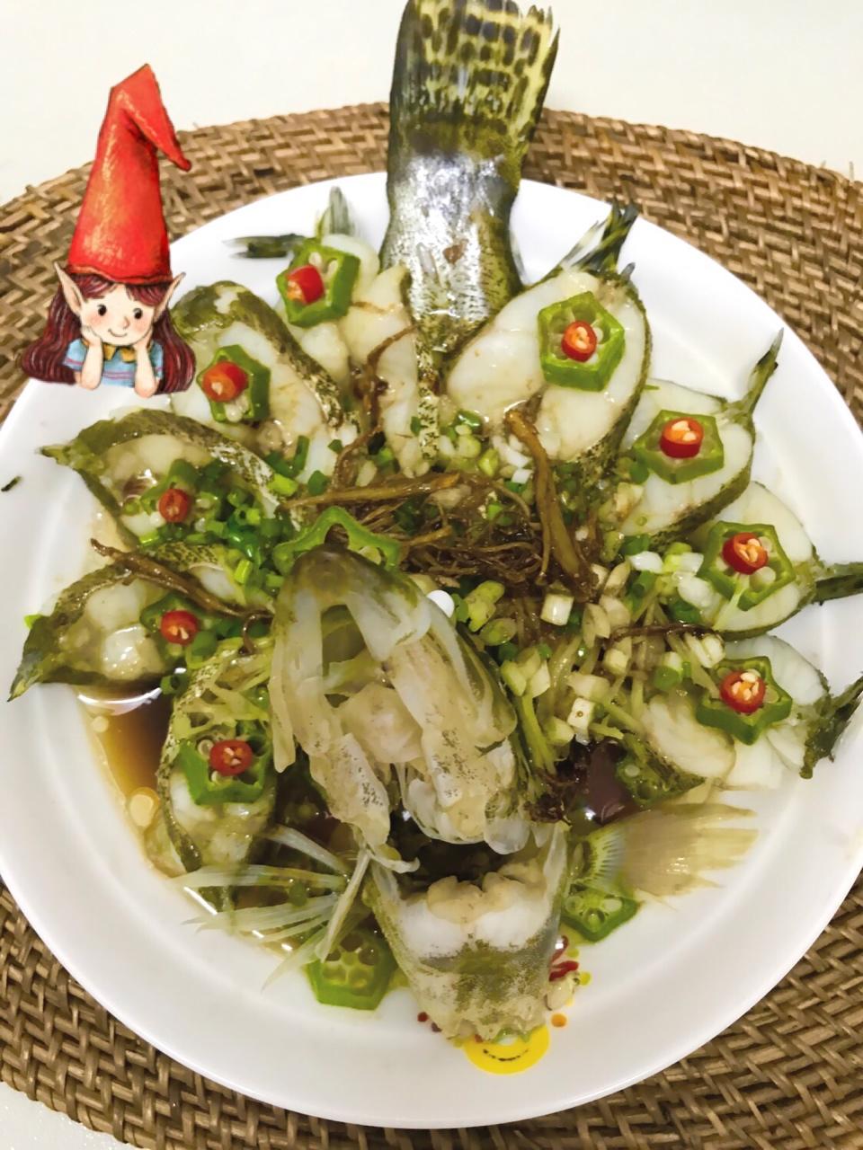 孔雀开屏（清蒸武昌鱼）