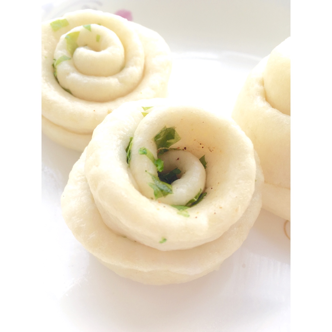 葱油椒盐花卷