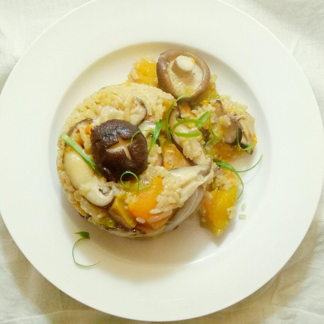 香菇南瓜炊饭