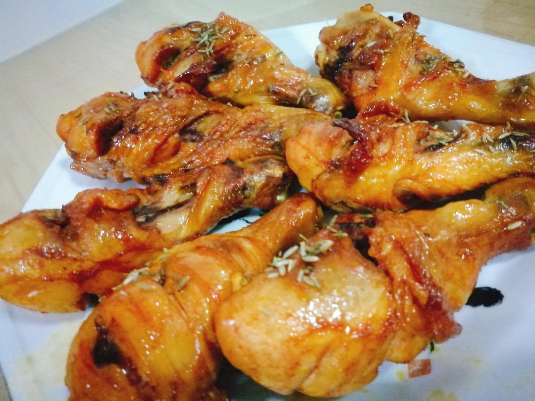 蜜汁烤鸡腿