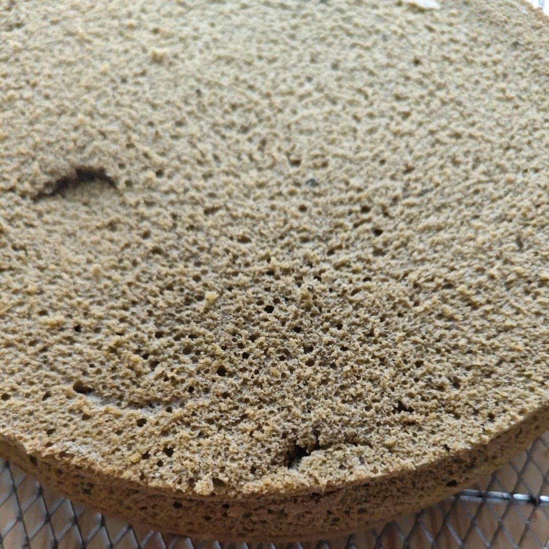8寸抹茶戚风蛋糕