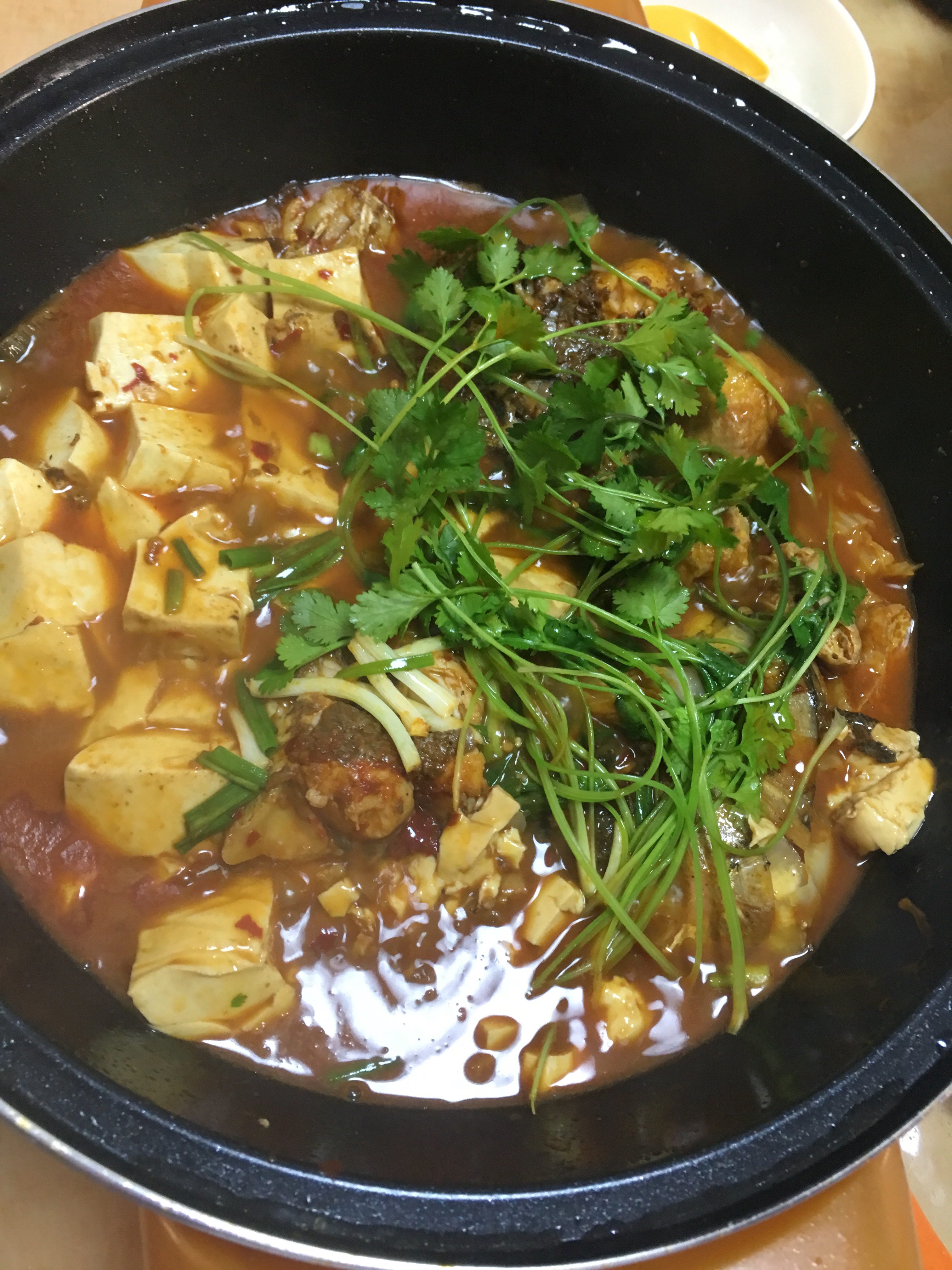 鱼头炖豆腐火锅