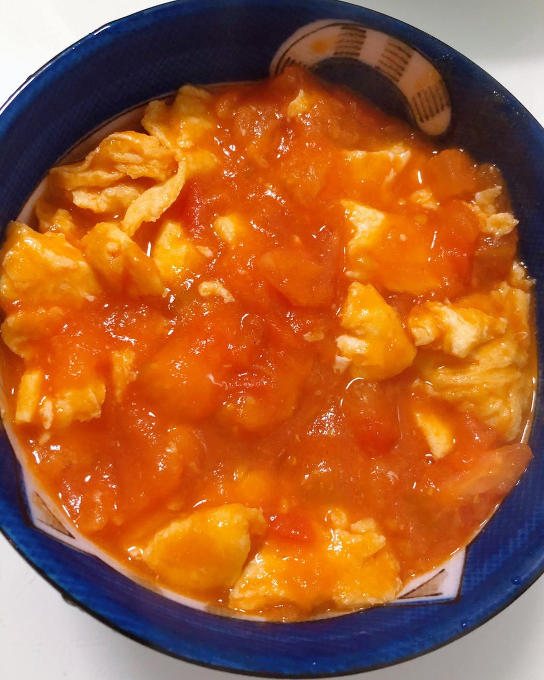 番茄炒蛋（盖浇饭）