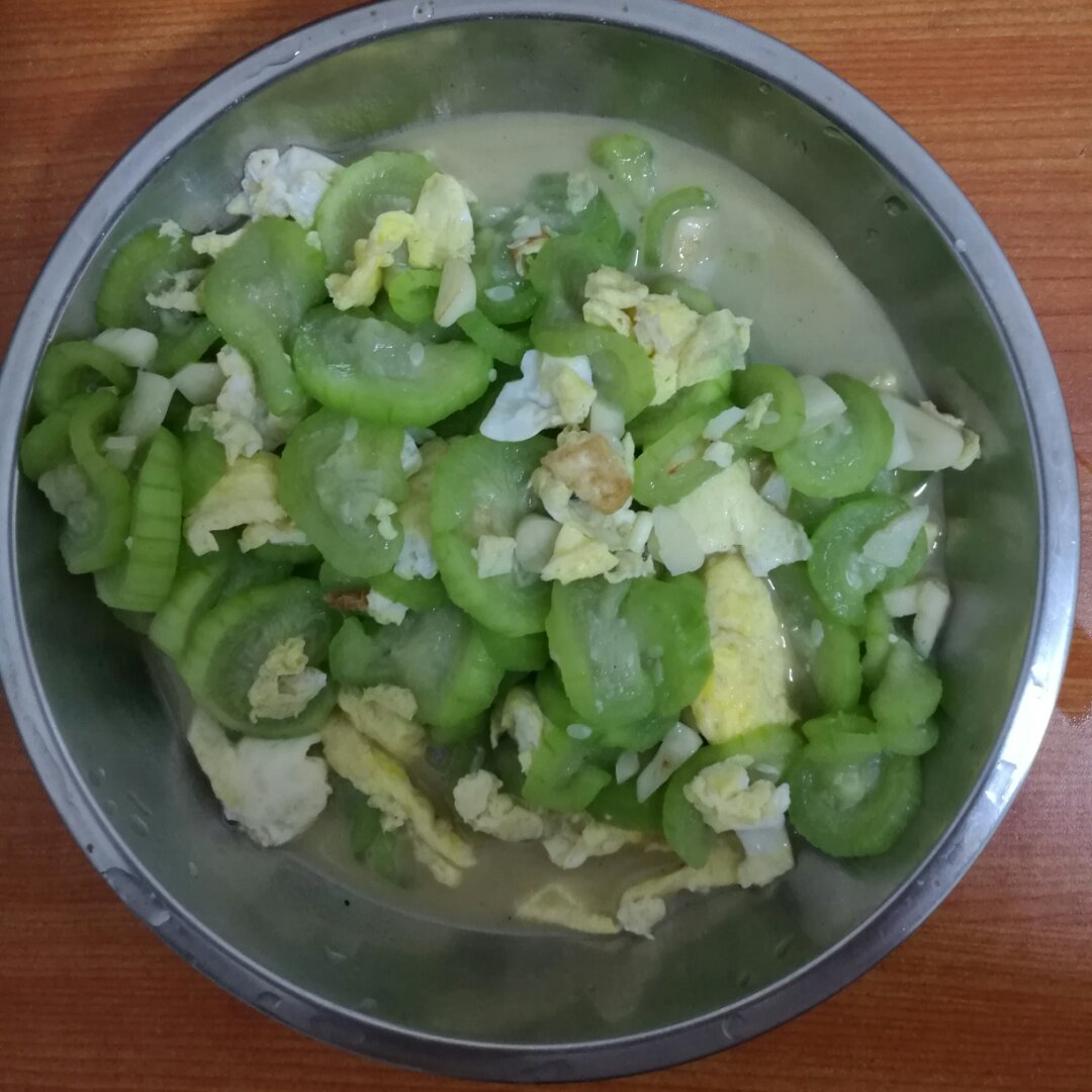丝瓜炒蛋