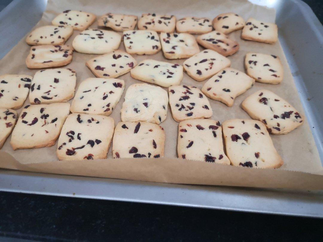 低糖少油版蔓越莓饼干
