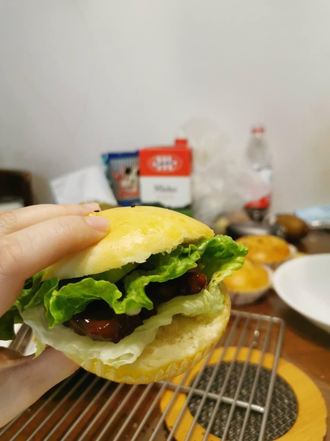 松软汉堡包胚
