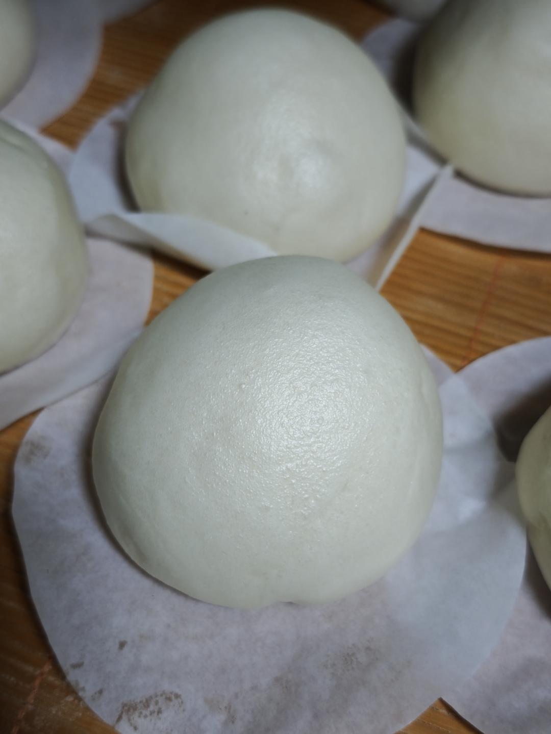 纯手工奶香馒头【无泡打粉，无添加】