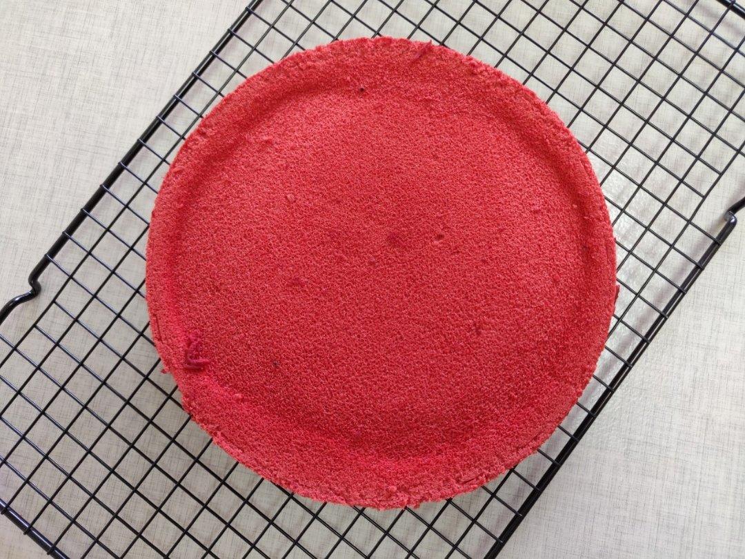 暖心红丝绒蛋糕［6寸绵软戚风版 ］