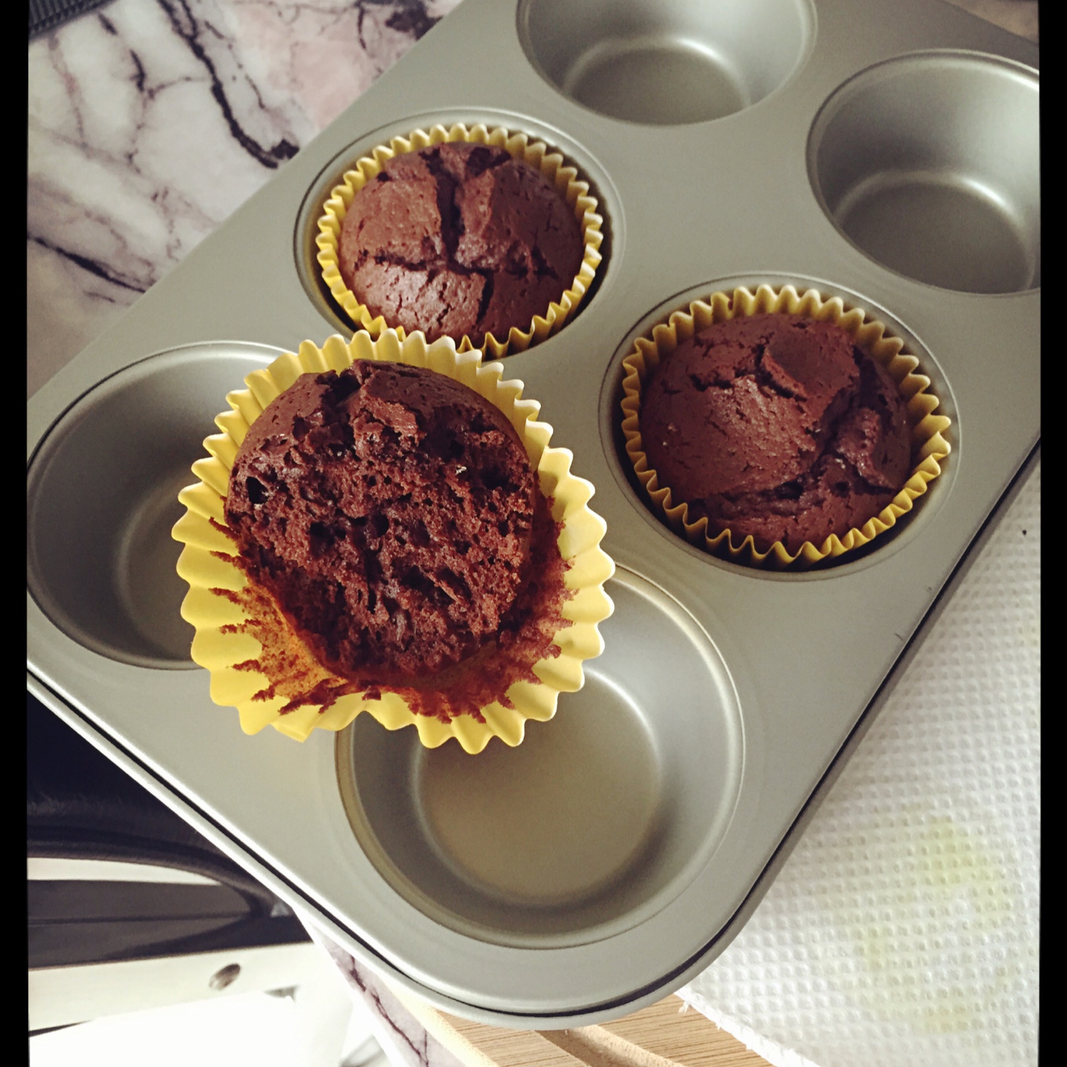 布朗尼杯子蛋糕