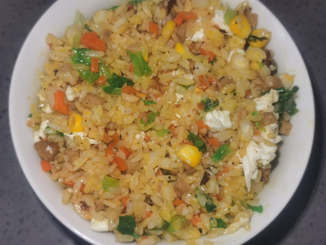 主食：玉米蛋炒饭