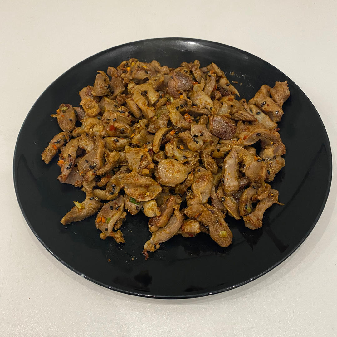 孜然鸡胗
