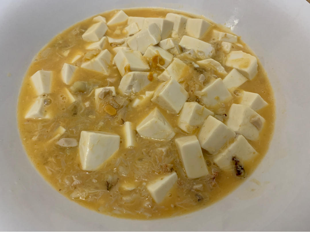 家常一口鲜-蟹黄豆腐