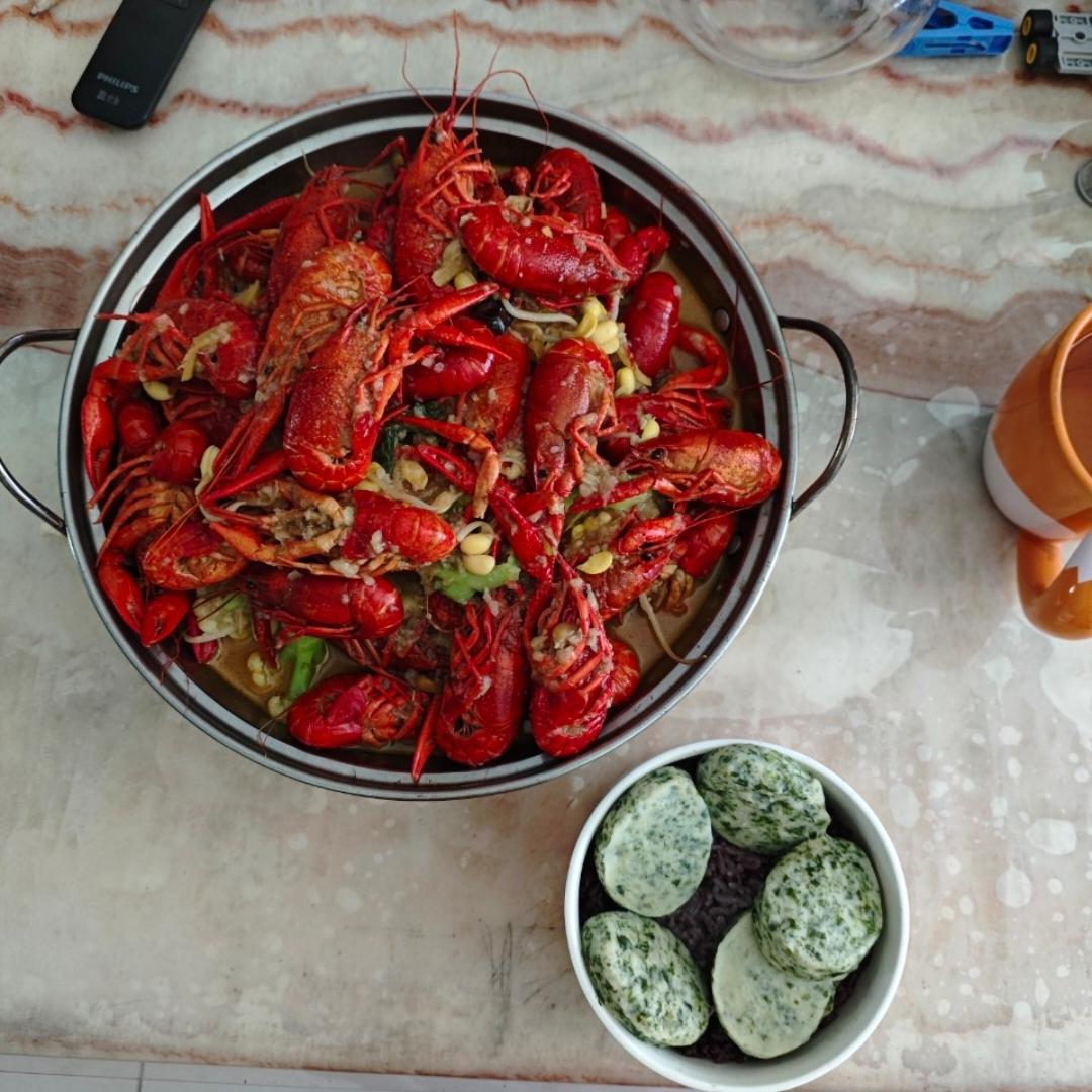蒜蓉小龙虾（家常版比复茂好吃哦😋）