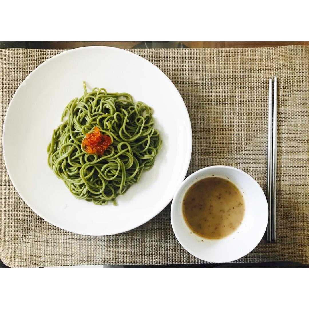 日式抹茶荞麦凉面