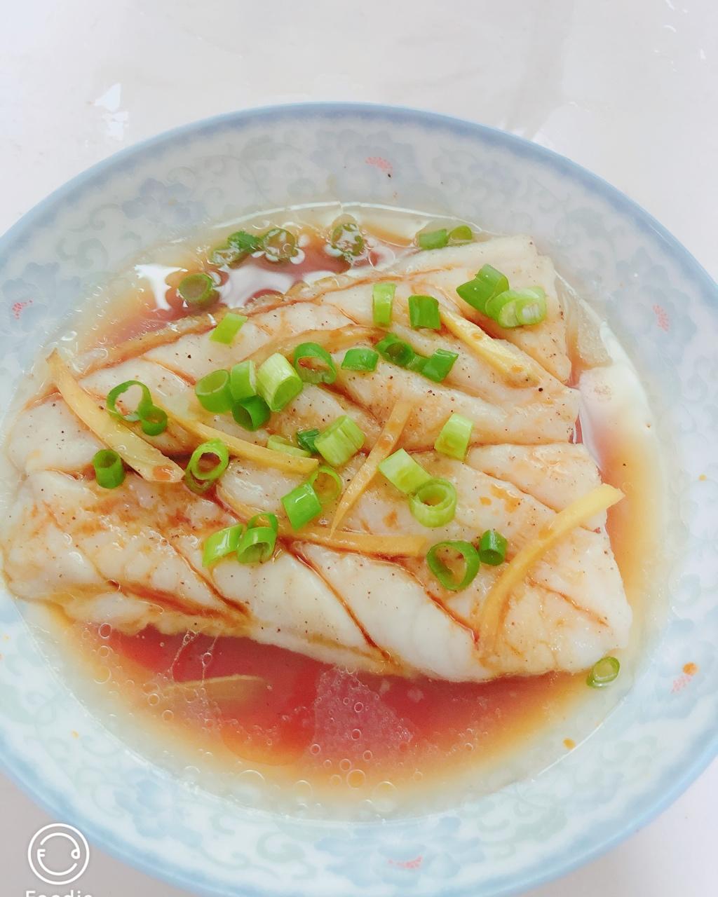 米小圈0120做的清蒸龙利鱼