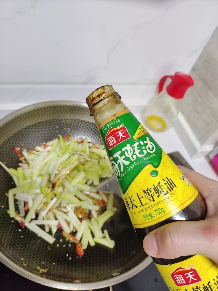 夏季开胃榨菜韭黄炒肉沫的做法 步骤11