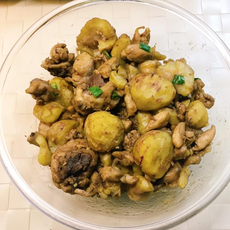 板栗烧鸡
