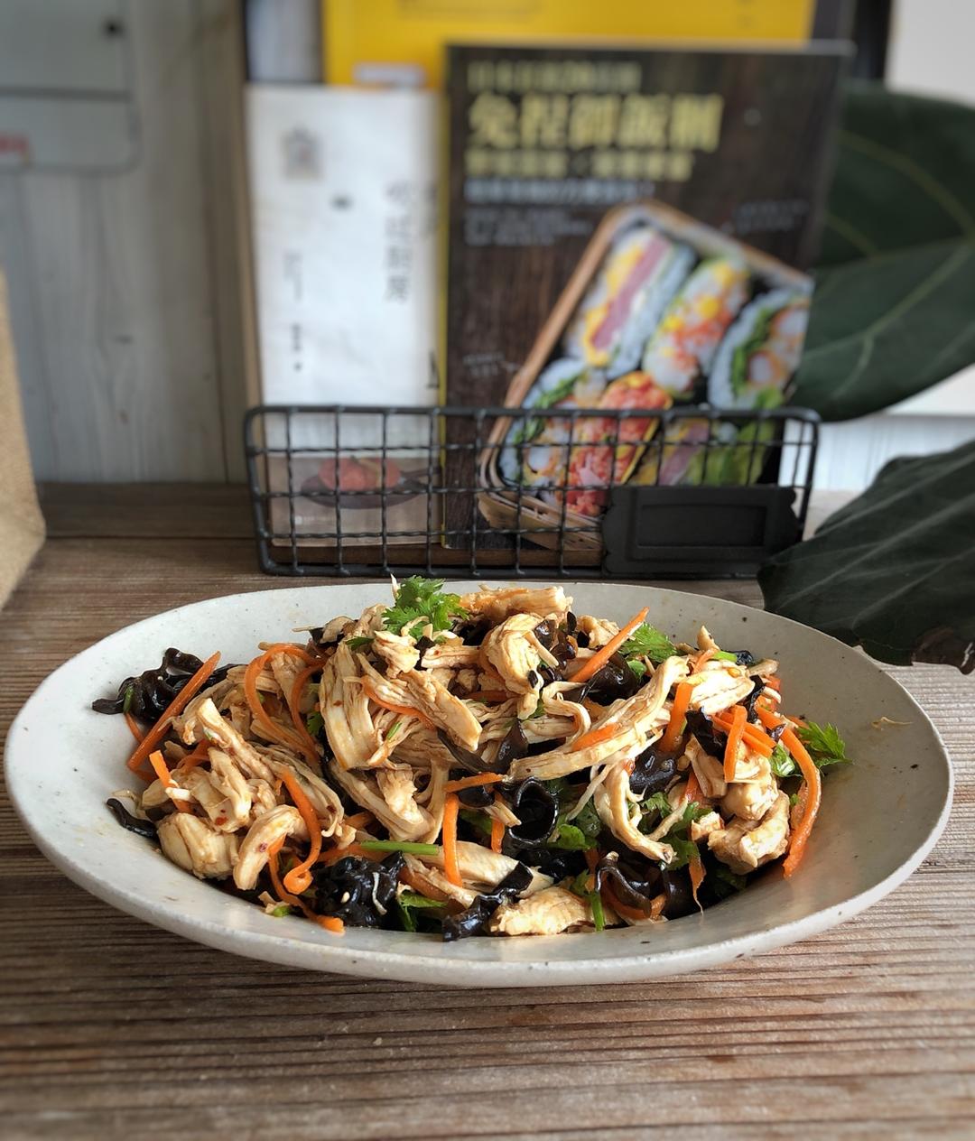减脂健身｜凉拌手撕鸡丝（香辣&麻油版）