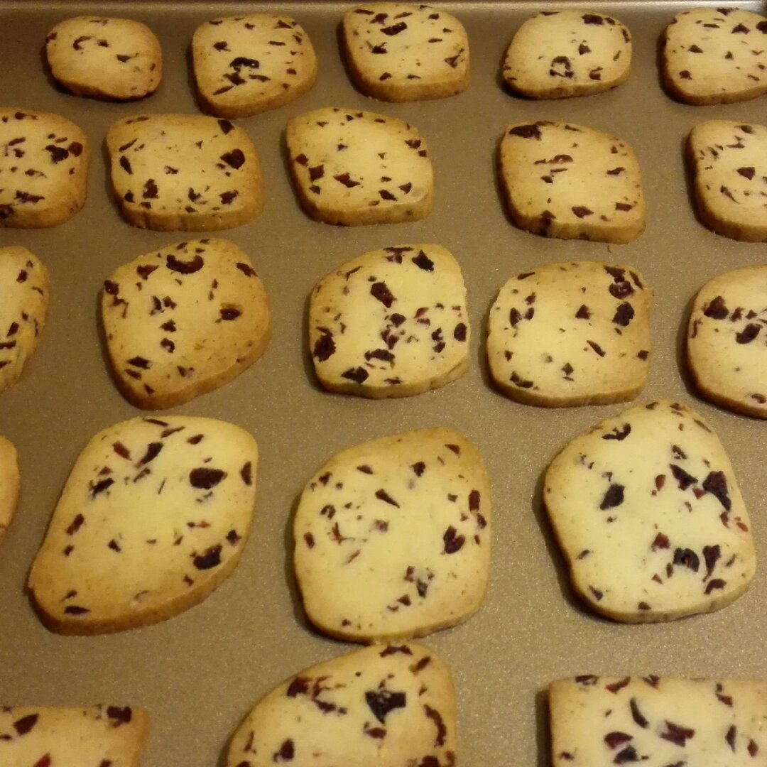 低糖少油版蔓越莓饼干