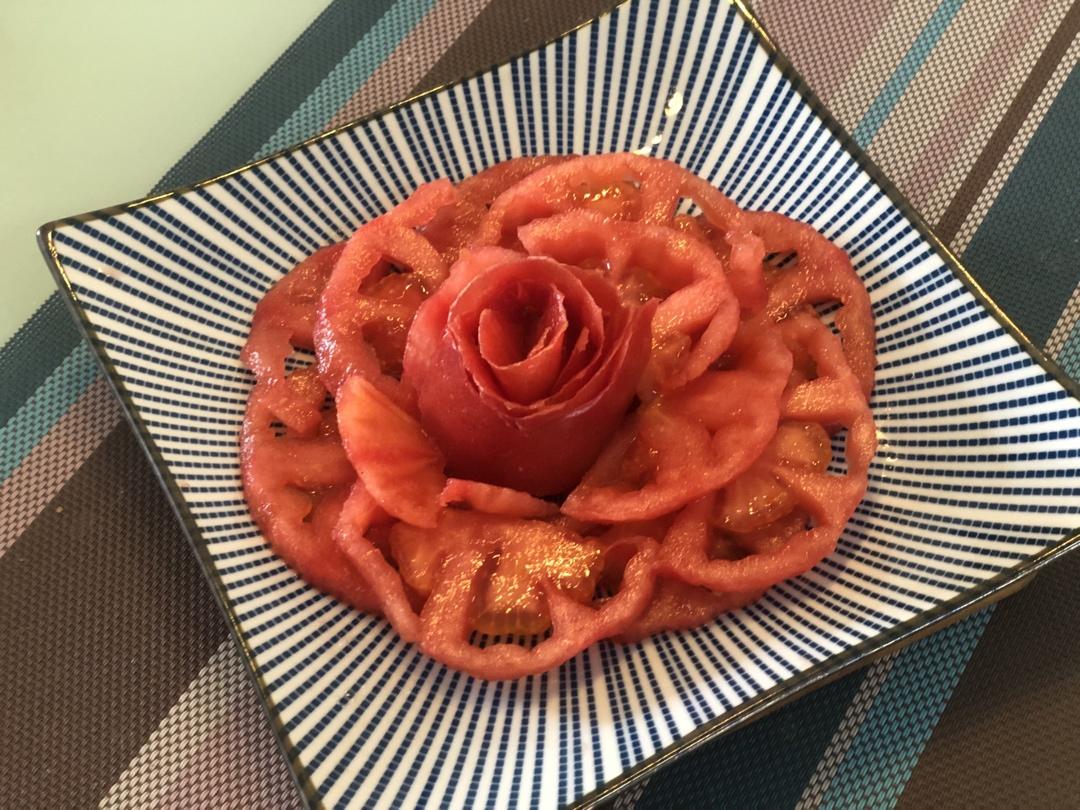 花开富贵-糖拌西红柿