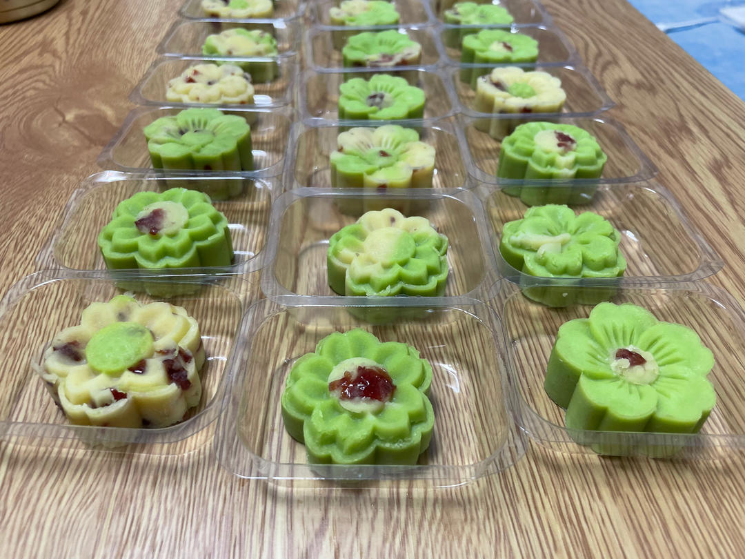 夏日清爽没有豆腥味的绿豆糕