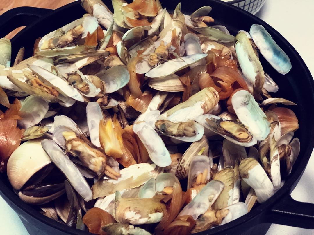 无水焗小海鲜（铸铁锅版）