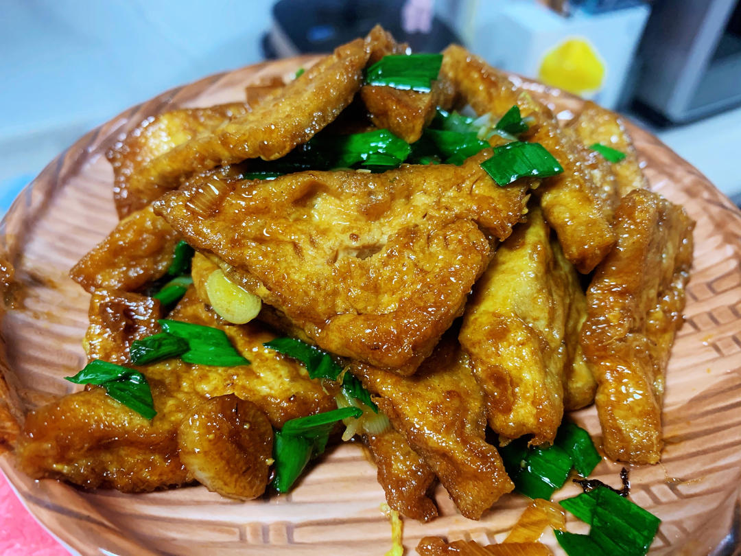焖煎豆腐