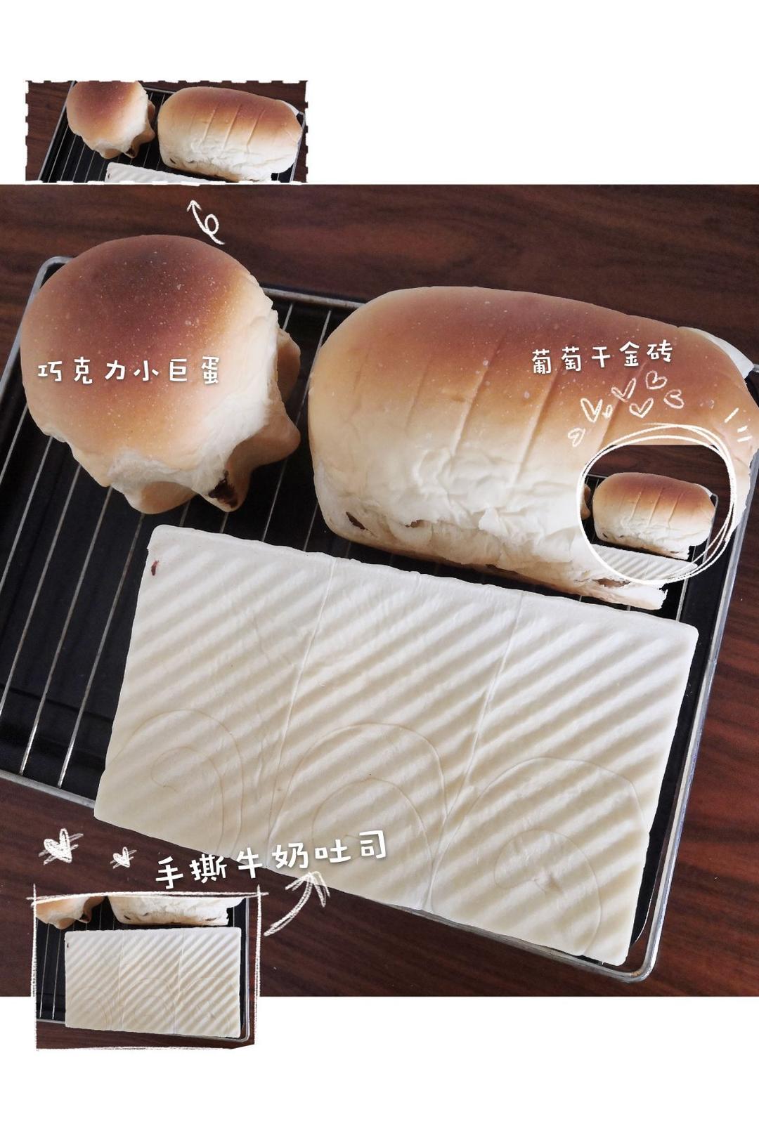 升级版奶香手撕吐司