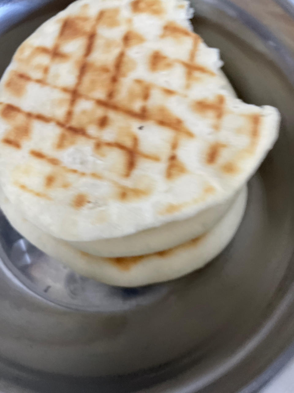 馍夹鸡蛋@肉夹馍饼→电饼铛版