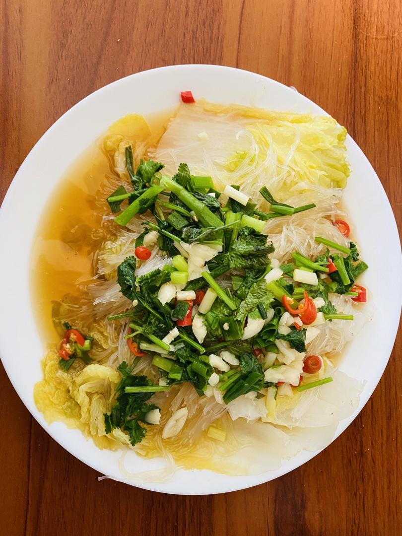 粉絲蒸娃娃菜