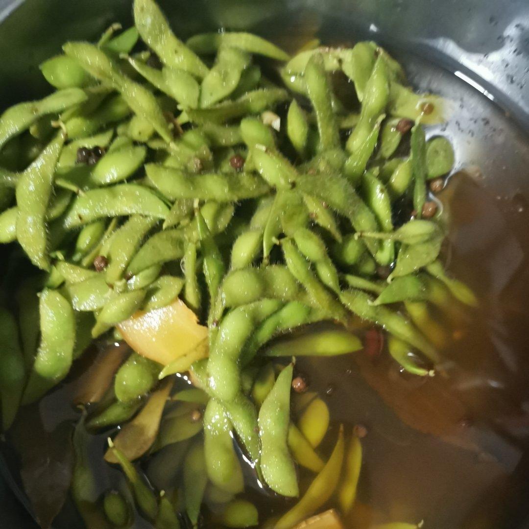 水煮毛豆（饭店口味）