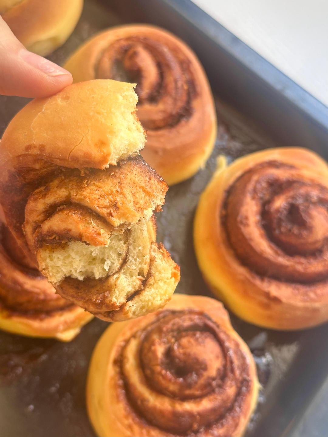 最正宗的美式肉桂卷（不用出膜）