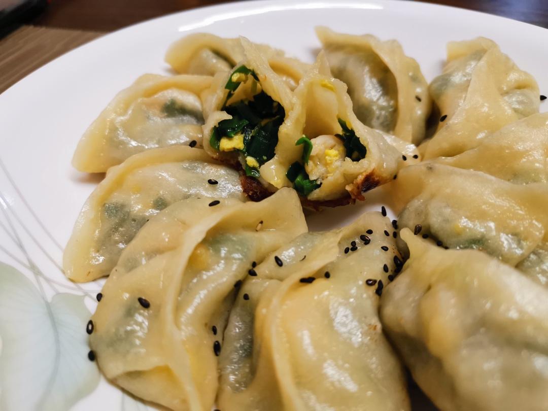 韭菜鸡蛋虾仁水饺