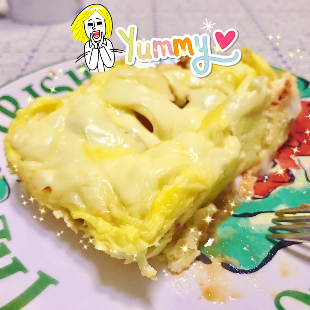 只需摆好材料去微波！惊艳全家的早餐端上桌：香肠奶酪烘蛋