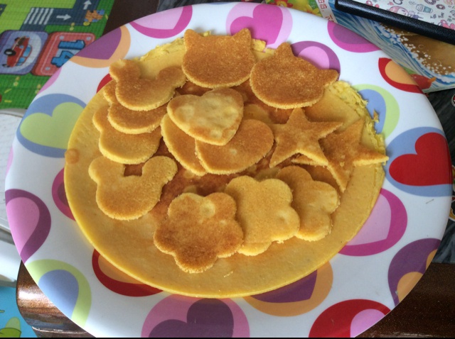 鸡蛋奶香玉米饼