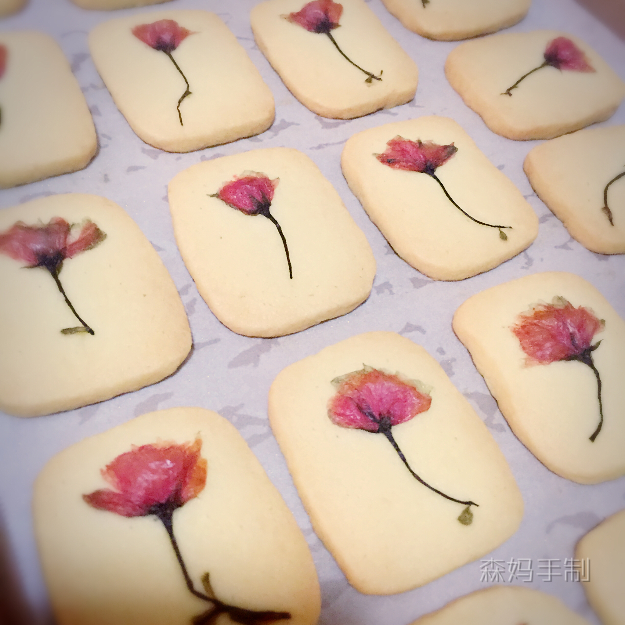 樱花黄油饼干