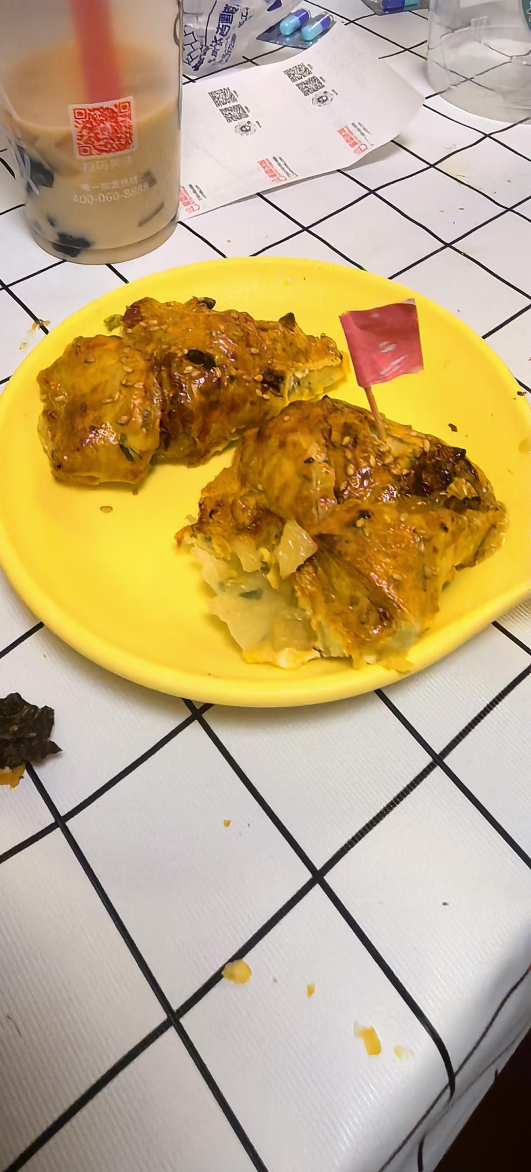 苹果手抓饼派空气炸锅版