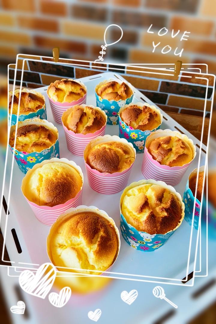 轻乳酪芝士纸杯蛋糕