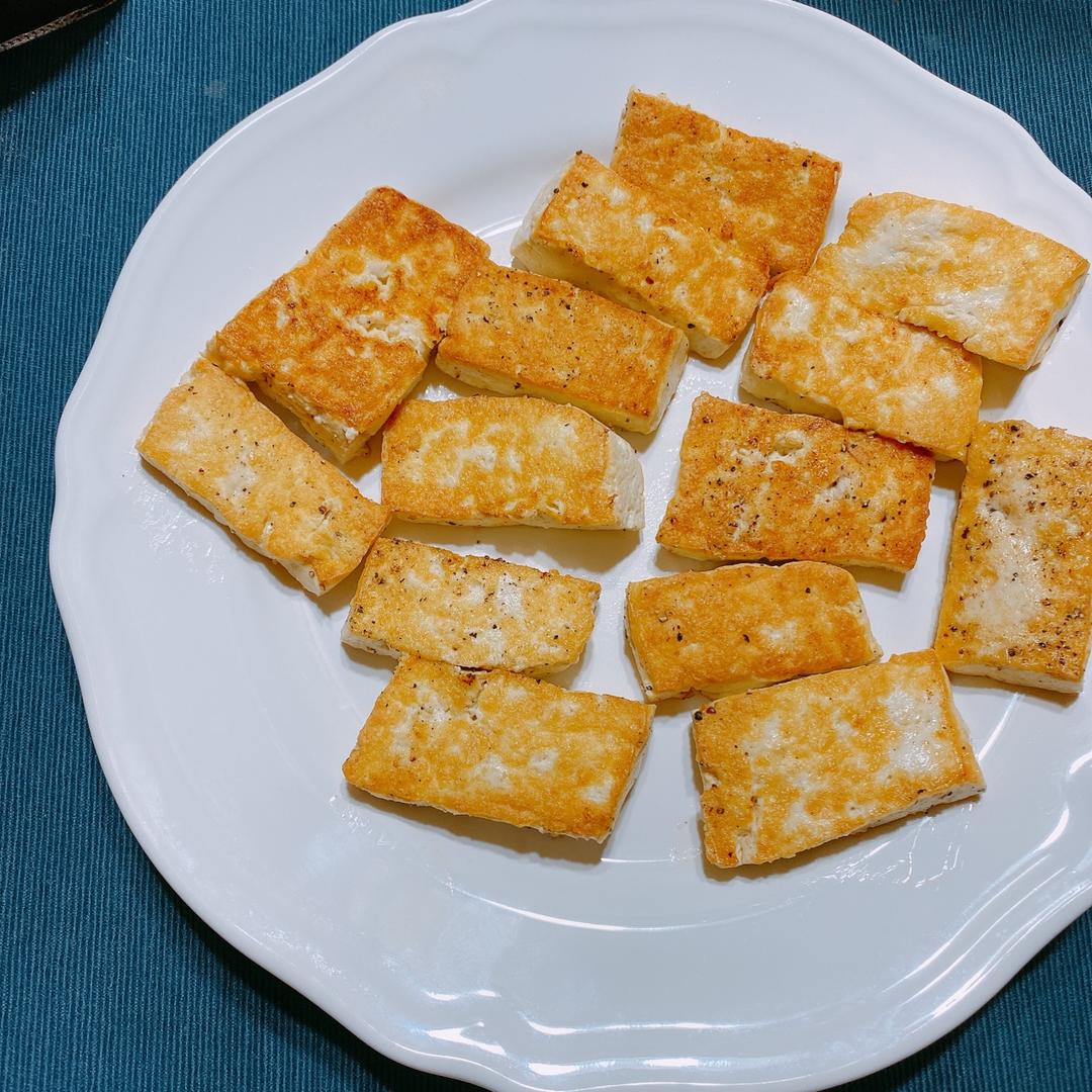 超走心的平底锅香煎豆腐（附视频）