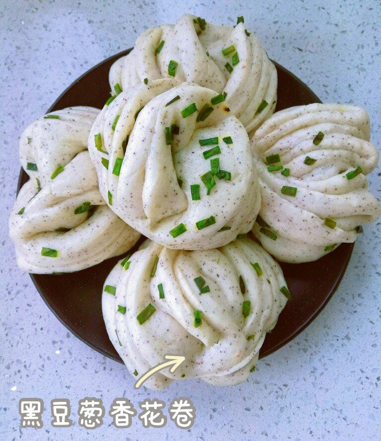 葱油花卷，一根筷子卷出漂亮的造型