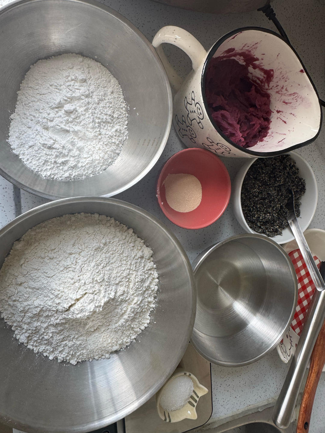 纯奶手撕吐司的做法 步骤1