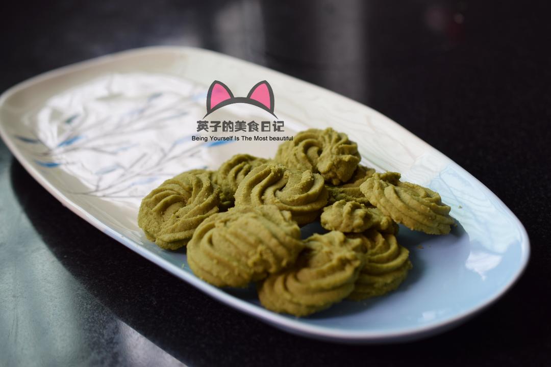 香甜抹茶曲奇饼干